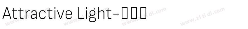 Attractive Light字体转换